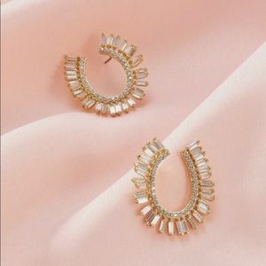 Stella & Dot Baguette Blitz Earrings